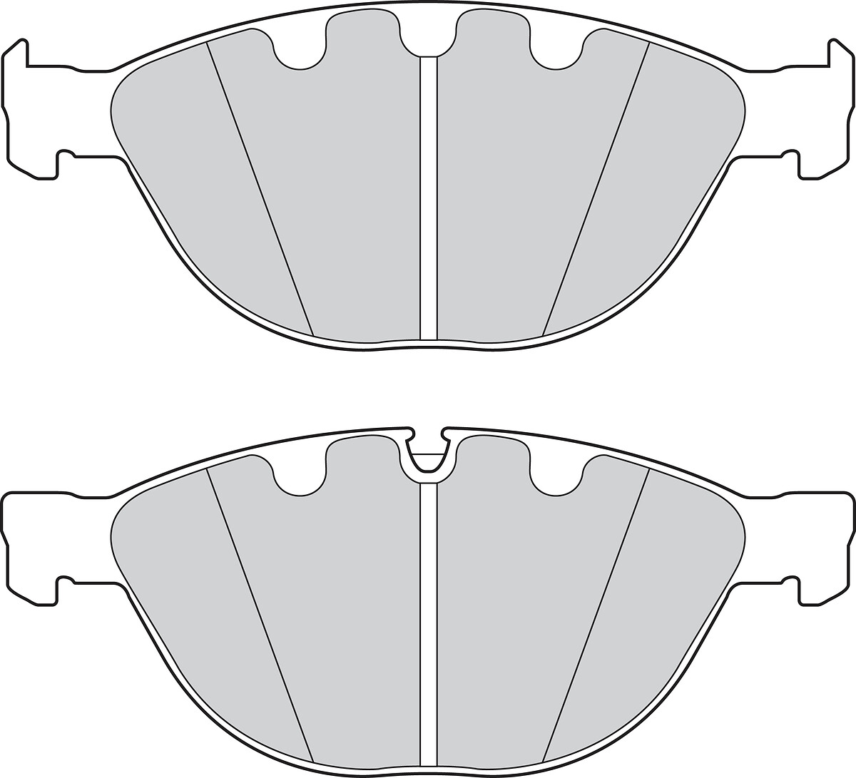 Jeu de 4 plaquettes de frein VALEO 302811